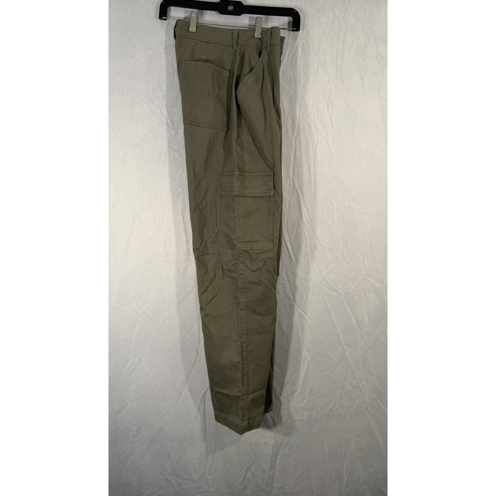 Hollister Pants Womens 3R 2R Tan Ultra High Rise Dad‎ Cargo 26R Pockets Utility - Picture 3 of 11